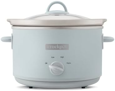 Crock-Pot 4.5 Quart Manual Slow Cooker – Macaroon Blue - Choice 844