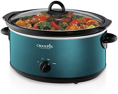 Crock-Pot 7 Quart Manual Slow Cooker – Turquoise - Choice 554