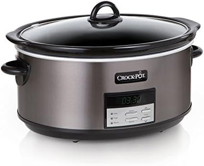 Crock-Pot 8 Quart Programmable Slow Cooker with Auto Warm - Choice 110