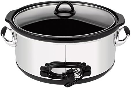 Crock-Pot 7 Quart Programmable Slow Cooker – Polished Platinum - Choice 388