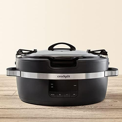 Crock-Pot Thermoshield 6 Quart Slow Cooker with Carry Handles - Choice 455