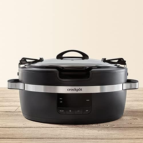 Crock-Pot Thermoshield 6 Quart Slow Cooker with Carry Handles - Choice 455