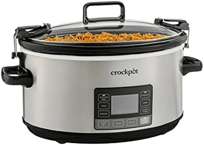 Crock-Pot 7 Quart Portable Programmable Slow Cooker with Timer - Choice 380