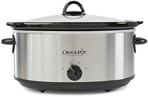 Crock-Pot 7 Quart Oval Manual Slow Cooker – Stainless Steel - Choice 170