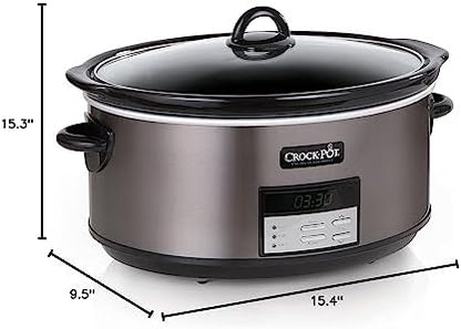 Crock-Pot 8 Quart Programmable Slow Cooker with Auto Warm - Choice 110