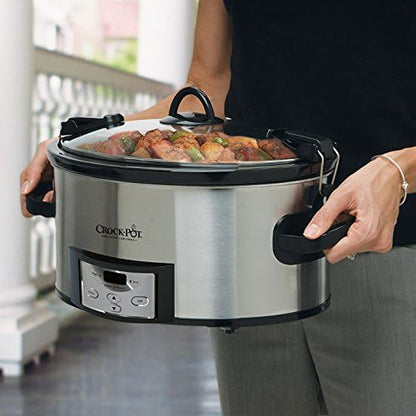 Crock-Pot Cook & Carry 6 Quart Programmable Slow Cooker - Choice 295