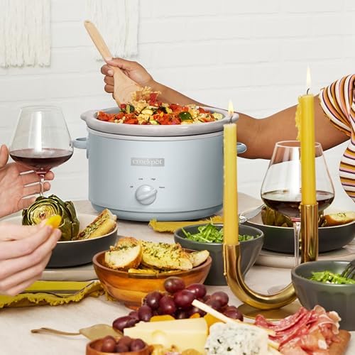 Crock-Pot 4.5 Quart Manual Slow Cooker – Macaroon Blue - Choice 844