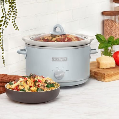 Crock-Pot 4.5 Quart Manual Slow Cooker – Macaroon Blue - Choice 844
