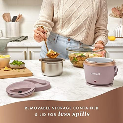 Crock-Pot Electric Lunch Box Food Warmer 20oz – Blush Pink - Choice 861