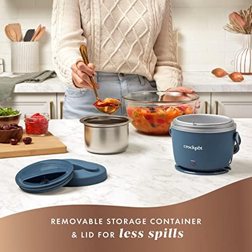 Crock-Pot Electric Lunch Box Food Warmer 20oz – Faded Blue - Choice 997