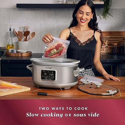Crock-Pot 7 Quart Programmable Cook & Carry Slow Cooker - Choice 830