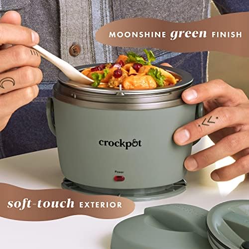 Crock-Pot Portable Electric Lunch Box Food Warmer – Green - Choice 271