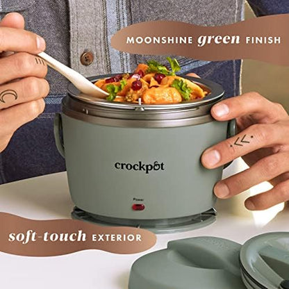 Crock-Pot Portable Electric Lunch Box Food Warmer – Green - Choice 271