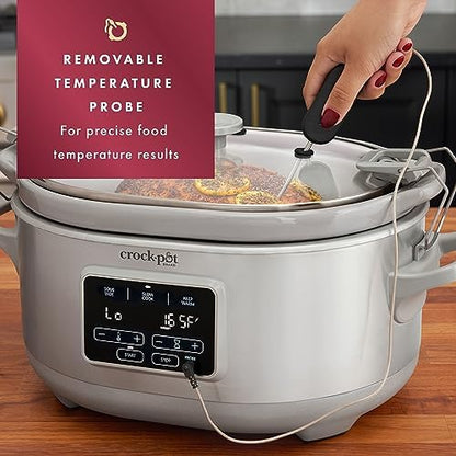 Crock-Pot 7 Quart Programmable Cook & Carry Slow Cooker - Choice 830