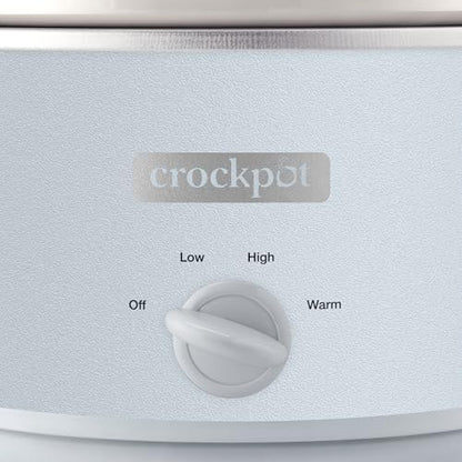 Crock-Pot 4.5 Quart Manual Slow Cooker – Macaroon Blue - Choice 844