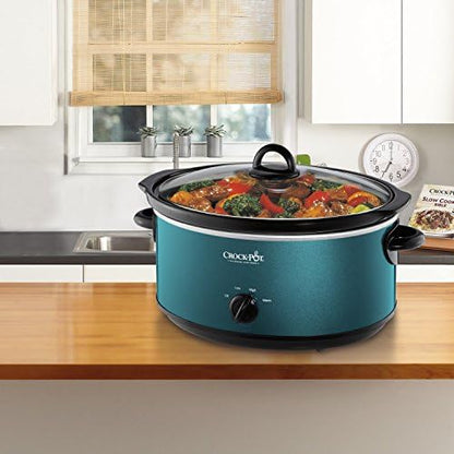 Crock-Pot 7 Quart Manual Slow Cooker – Turquoise - Choice 554