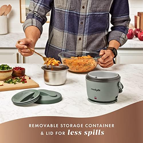 Crock-Pot Portable Electric Lunch Box Food Warmer – Green - Choice 271