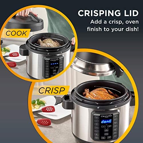 Crock-Pot Express Crisp 8 Quart 10-in-1 Pressure Cooker - Choice 371