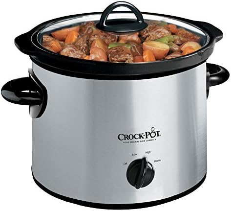 Crock-Pot 3 Quart Manual Slow Cooker – Silver - Choice 624