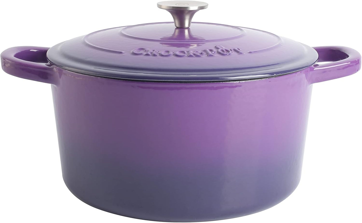 Crock-Pot 3 Quart Enameled Cast Iron Dutch Oven – Aqua - Choice 324