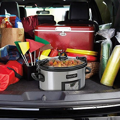 Crock-Pot Cook & Carry 6 Quart Programmable Slow Cooker - Choice 295