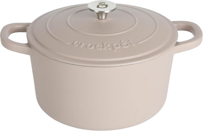 Crock-Pot 3 Quart Enameled Cast Iron Dutch Oven – Aqua - Choice 324