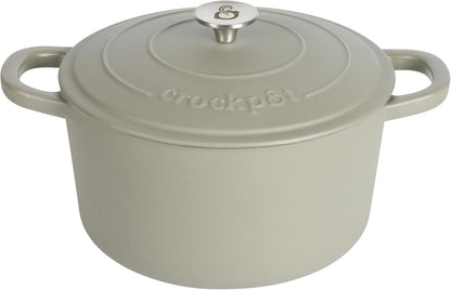 Crock-Pot 3 Quart Enameled Cast Iron Dutch Oven – Aqua - Choice 324