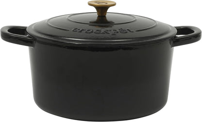 Crock-Pot 3 Quart Enameled Cast Iron Dutch Oven – Aqua - Choice 324