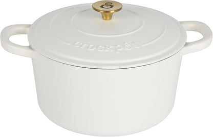 Crock-Pot 3 Quart Enameled Cast Iron Dutch Oven – Aqua - Choice 324