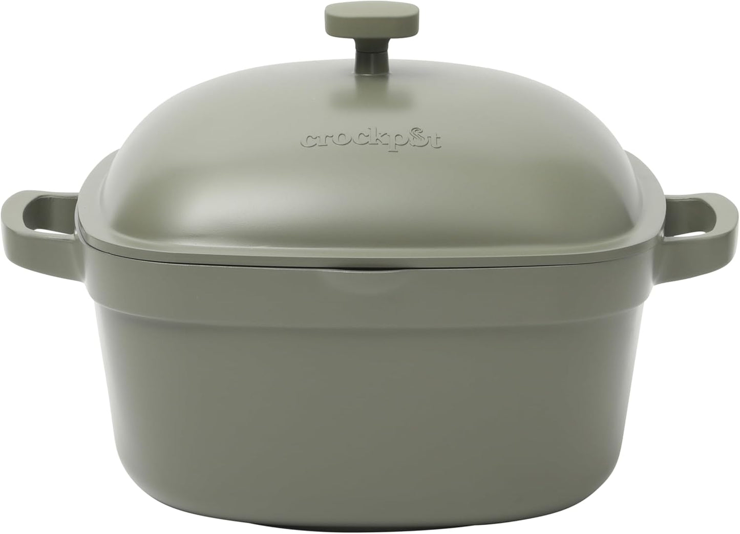 Crock-Pot 3 Quart Enameled Cast Iron Dutch Oven – Aqua - Choice 324